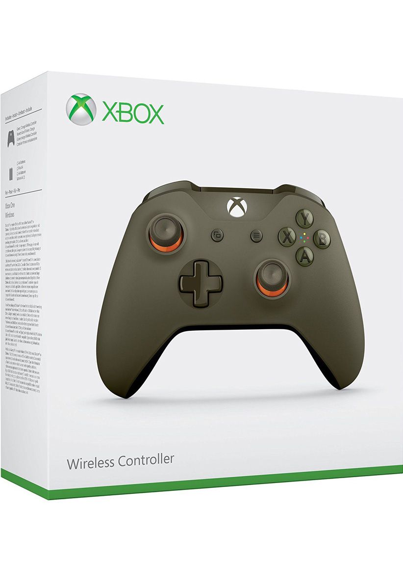 Xbox Wireless Controller Green/Orange on Xbox One SimplyGames