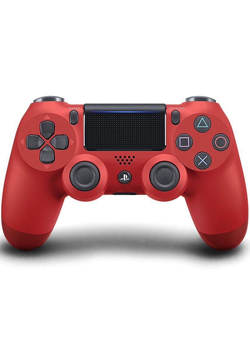 Sony Official Dualshock 4 Controller (Magma Red) V2 on PlayStation 4