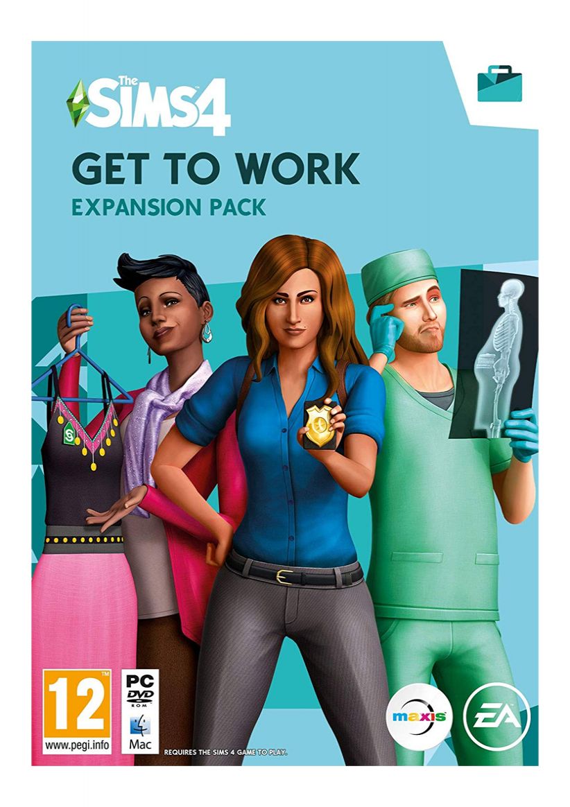 The Sims 4 Get To Work Expansion Pack  on PC