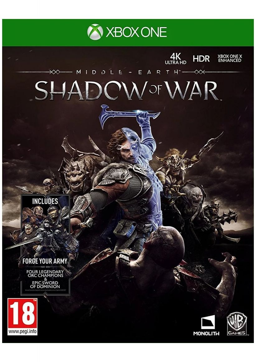 Middle Earth Shadow Of War on Xbox One