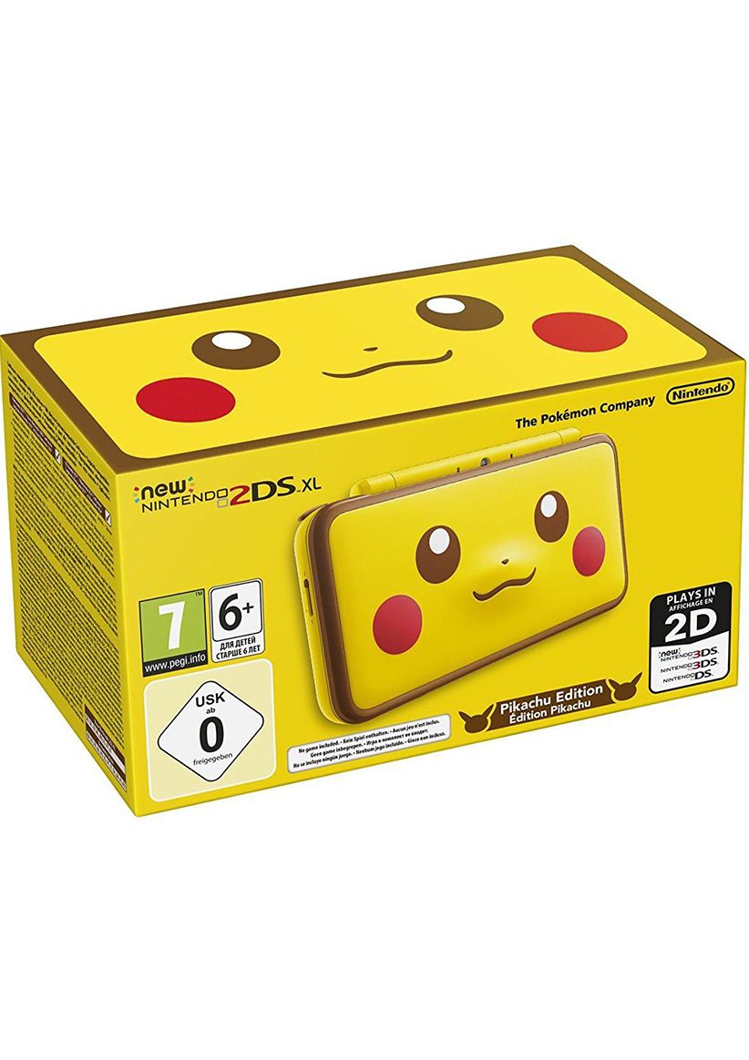 2DS XL Yellow Pikachu Edition Console