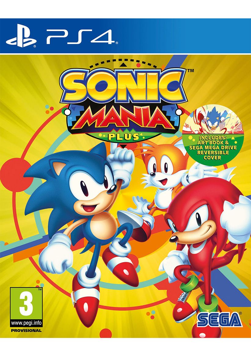Sonic Mania Plus + Reversible Cover and Artbook on PlayStation 4
