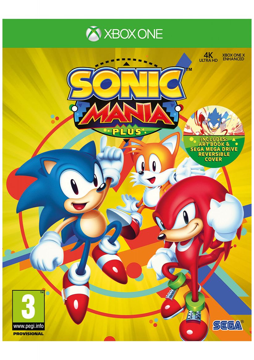 Sonic Mania Plus + Reversible Cover and Artbook on Xbox One
