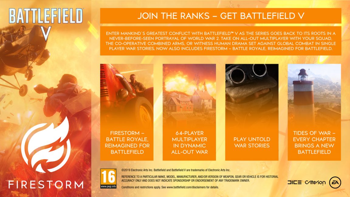 Battlefield V's Firestorm - Battle Royale, Reimagined for Battlefield - EA  official Site