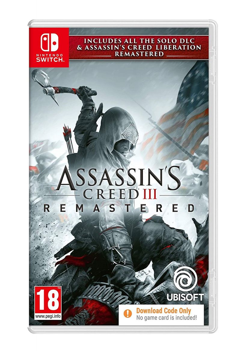 Assassin's Creed III Remastered (Code in a Box) on Nintendo Switch