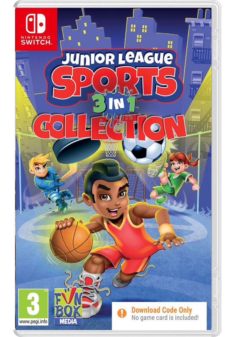 Junior League Sports 3 in 1 Collection (Code in a Box) on Nintendo Switch