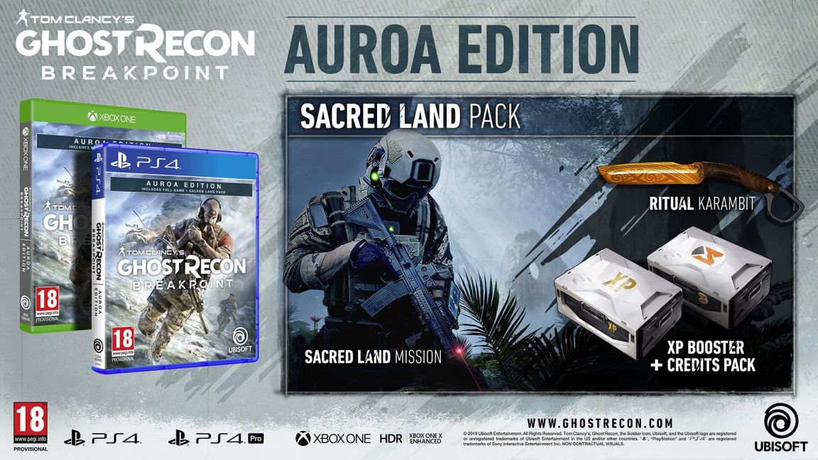 Tom Clancy S Ghost Recon Breakpoint Aurora Edition On Ps4 Simplygames