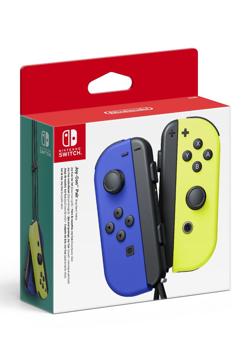 Joy-Con Controller Pair - Blue/Neon Yellow on Nintendo Switch