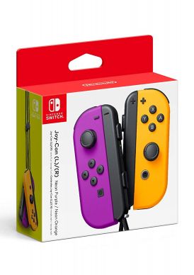 Joy-Con Controller Pair - Neon Purple/Orange... 