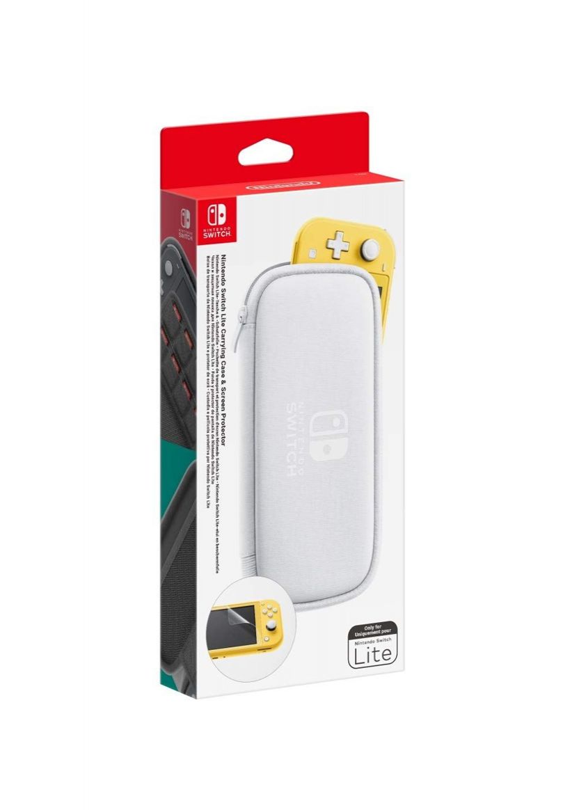 Nintendo Switch Lite Carry Case and Screen Protector on Nintendo Switch