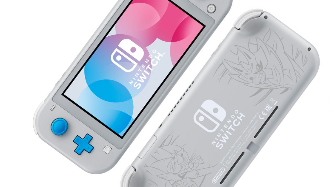 Nintendo Switch Lite Console Zacian and Zamazenta Limited ...