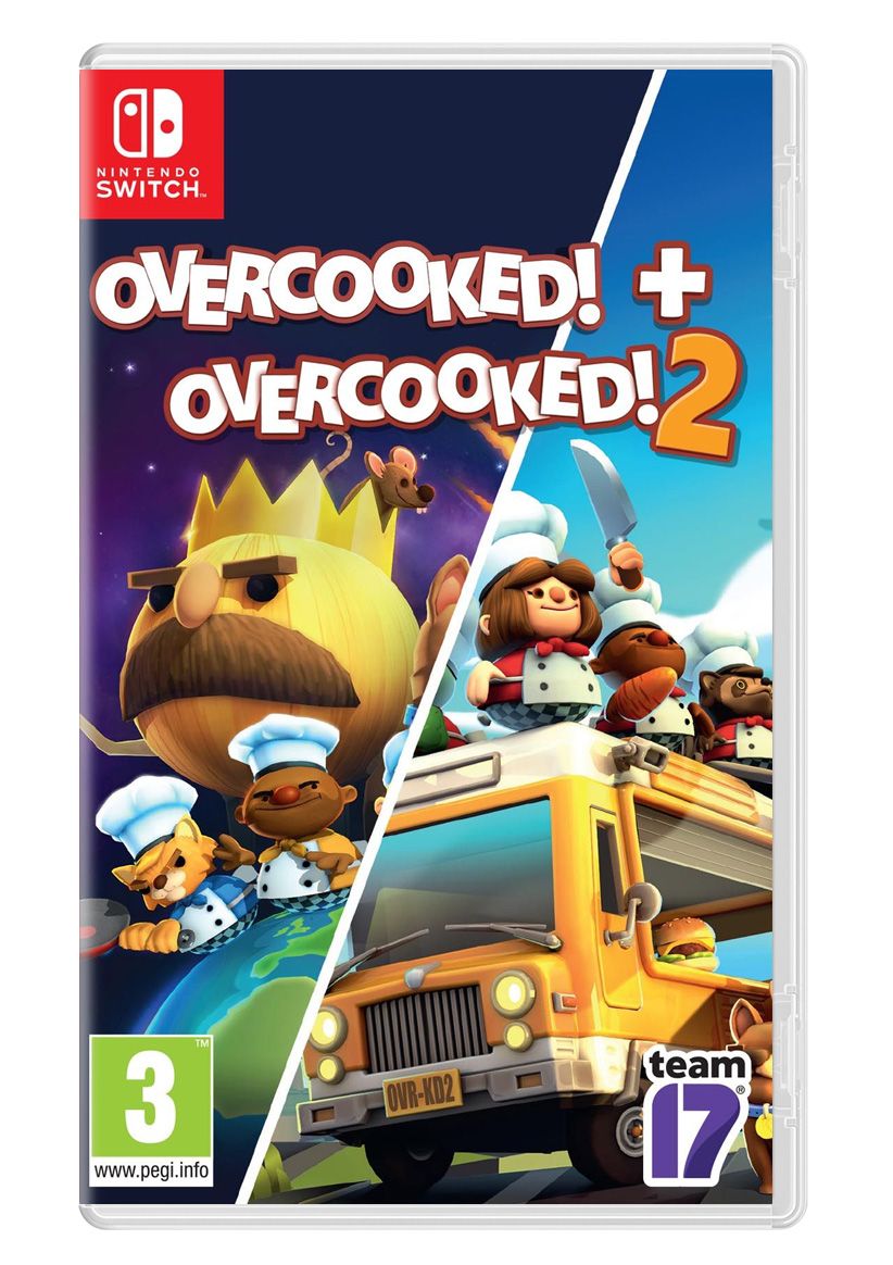 Overcooked 1 and Overcooked 2 on Nintendo Switch