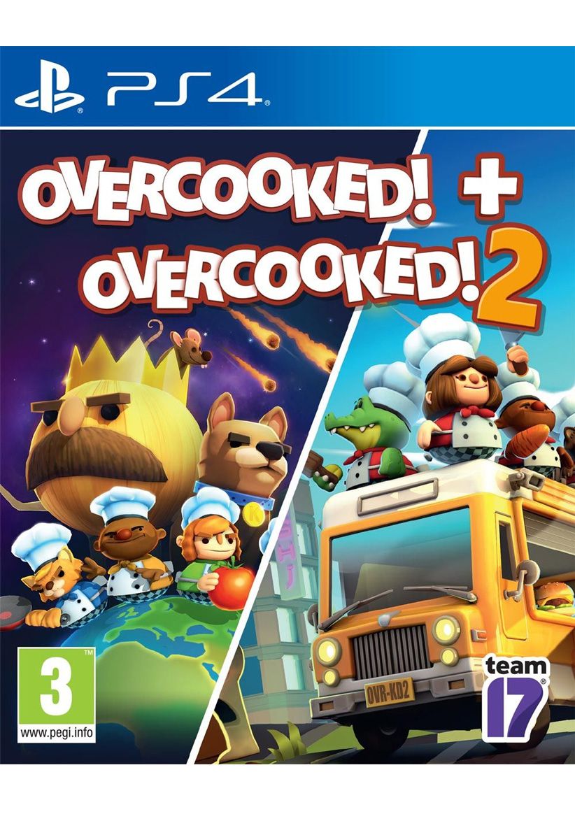 Overcooked 1 and Overcooked 2 on PlayStation 4