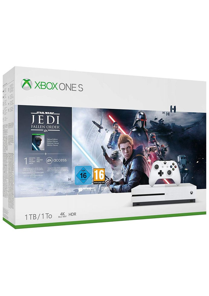 Xbox One S 1TB Console - Star Wars Jedi: Fallen Order Bundle