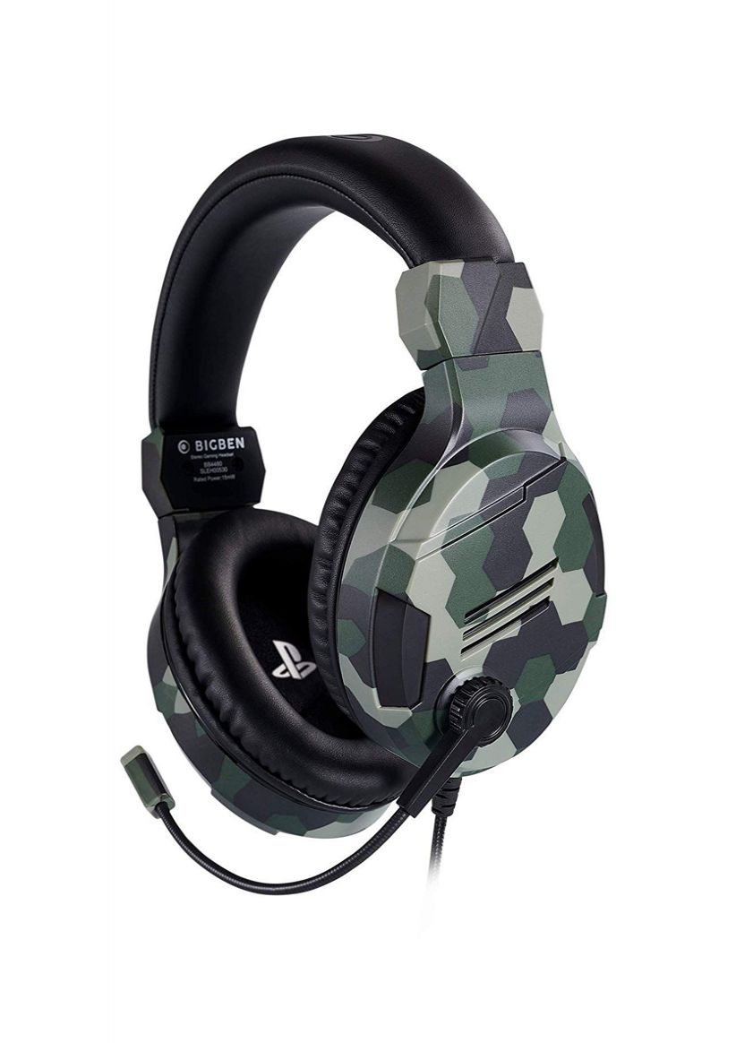 Playstation 4 Official Stereo Gaming Headset V3 CAMO on PS4 SimplyGames