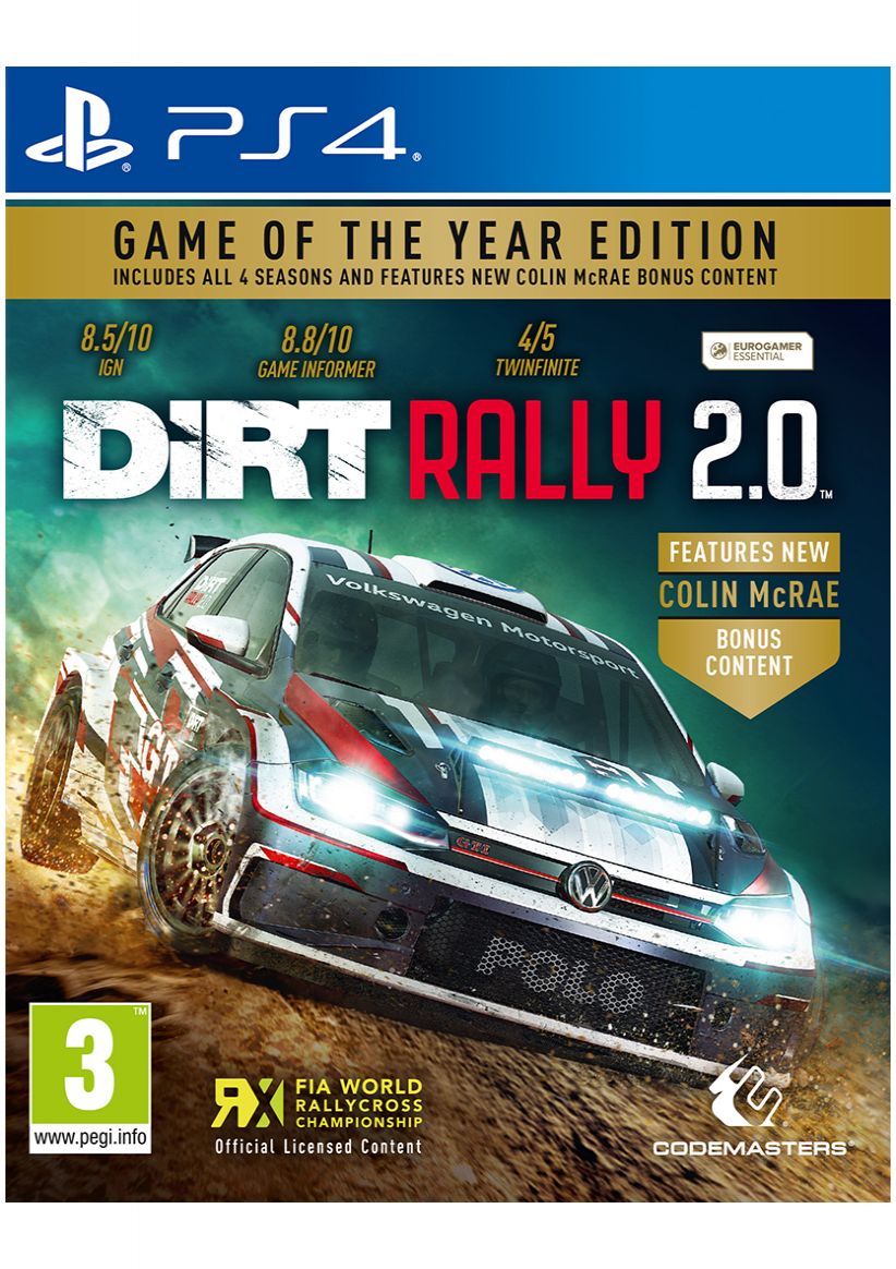 DiRT Rally 2.0: Game Of The Year Edition on PlayStation 4