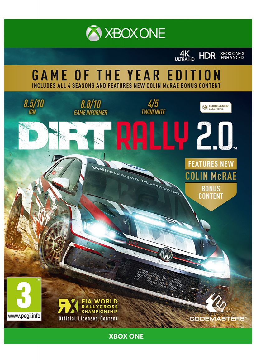DiRT Rally 2.0: Game Of The Year Edition on Xbox One