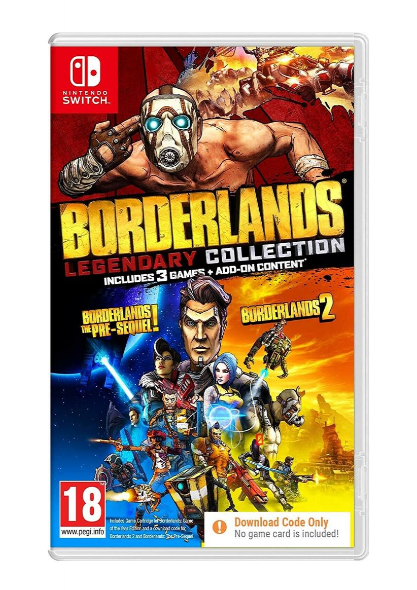 Borderlands: Legendary Collection (Code In A Box) on Nintendo Switch