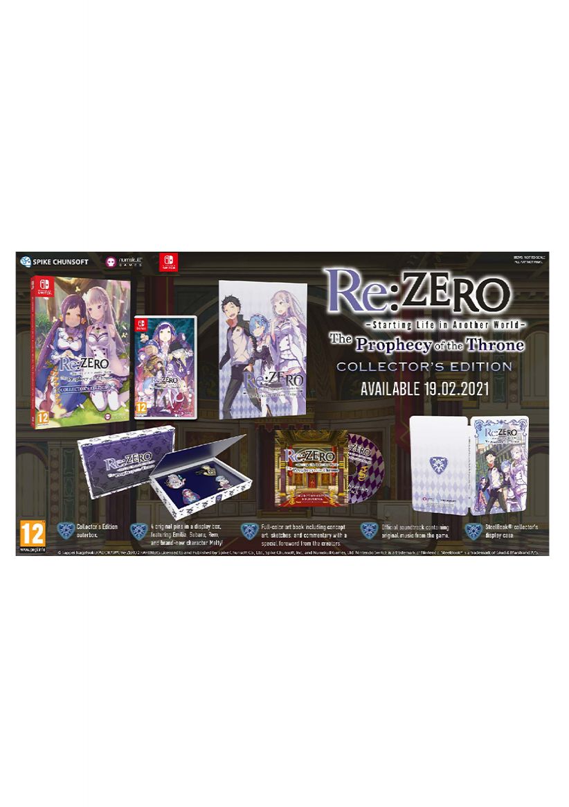 Re:ZERO The Prophecy of the Throne - Limited Edition on Nintendo Switch