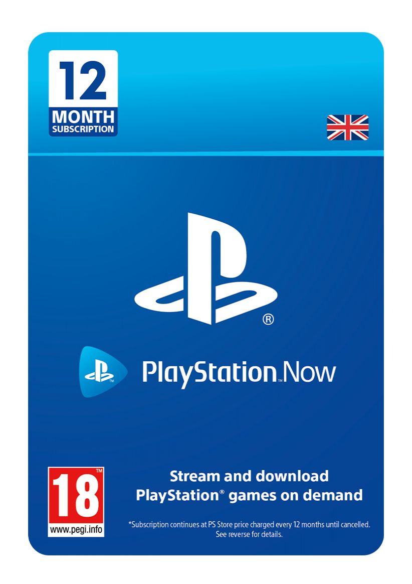 PlayStation Now 12 Month Subscription on PS4 SimplyGames