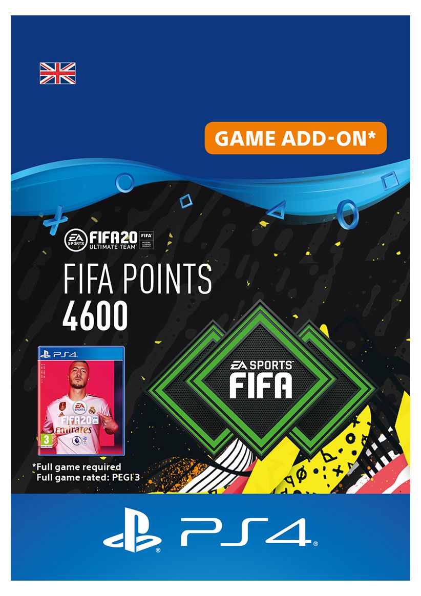 4600 FIFA 20 Points Pack on PS4 SimplyGames
