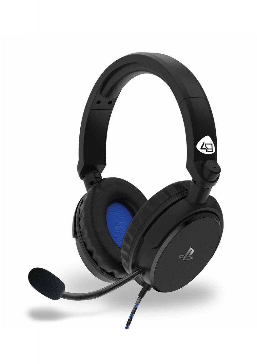 Officially Licensed PRO4 50s Stereo Gaming Headset Black on PlayStation 4