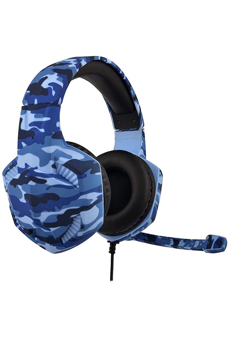 Subsonic Camo Blue Gaming Headset War Force  on PlayStation 4