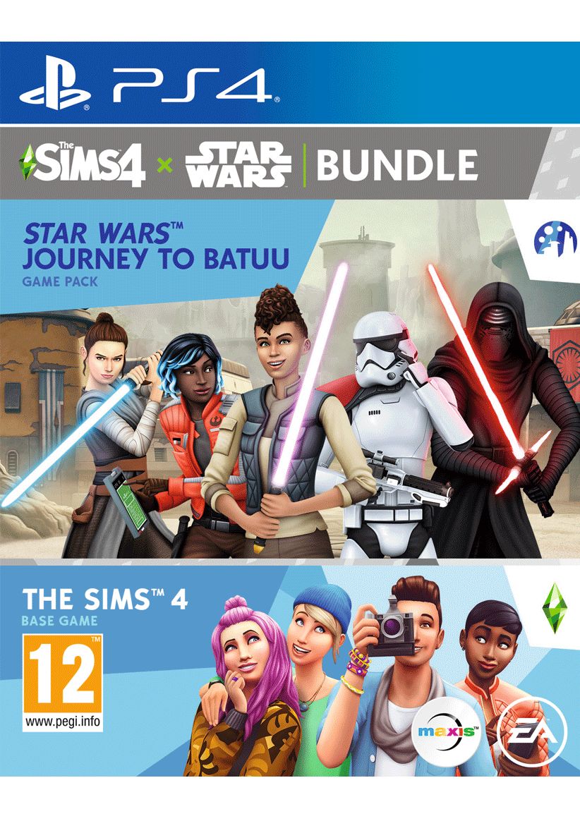 The Sims 4 Star Wars: Journey To Batuu - Base Game and Game Pack Bundle on PlayStation 4