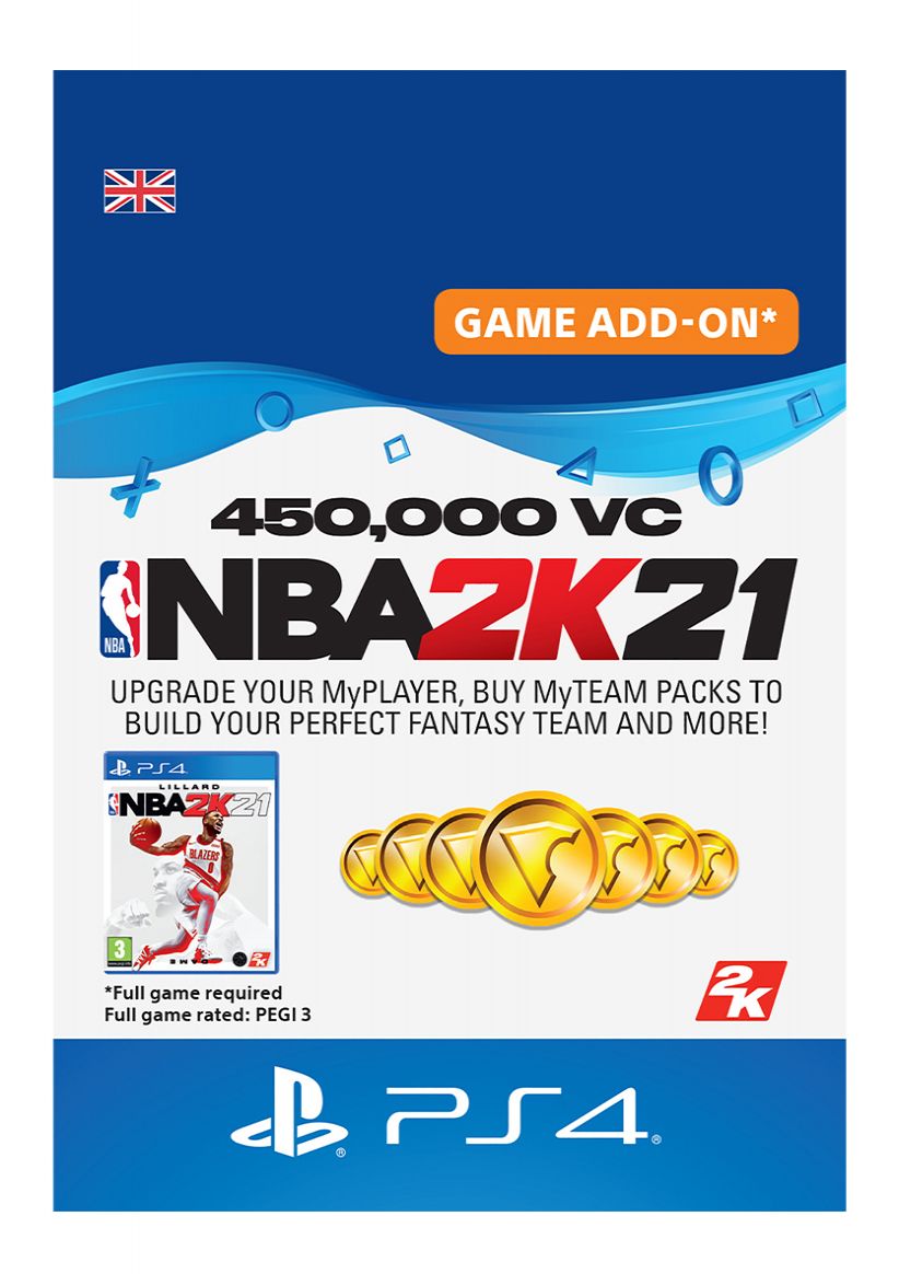 Nba 2k21 450 000 Vc On Ps4 Simplygames