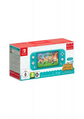 Nintendo Switch Lite Turquoise & Animal Crossing Bundle... 