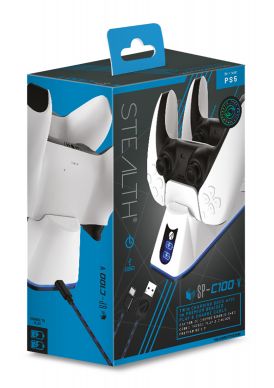 Stealth SP-C100V Twin Charging Dock + Play & Charge Cable - ... 