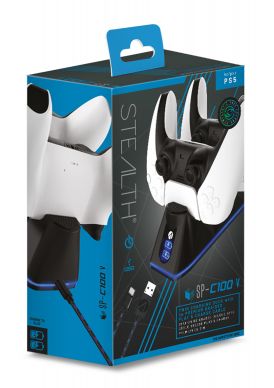 Stealth SP-C100V Twin Charging Dock + Play & Charge Cable - ... 