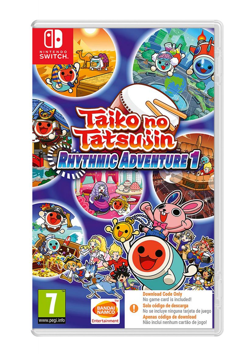 Taiko No Tatsujin: Rhythmic Adventure 1 (Code in a Box) on Nintendo Switch