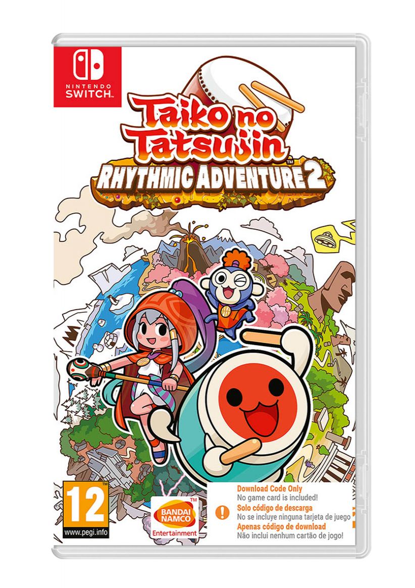Taiko No Tatsujin: Rhythmic Adventure 2 (Code in a Box) on Nintendo Switch