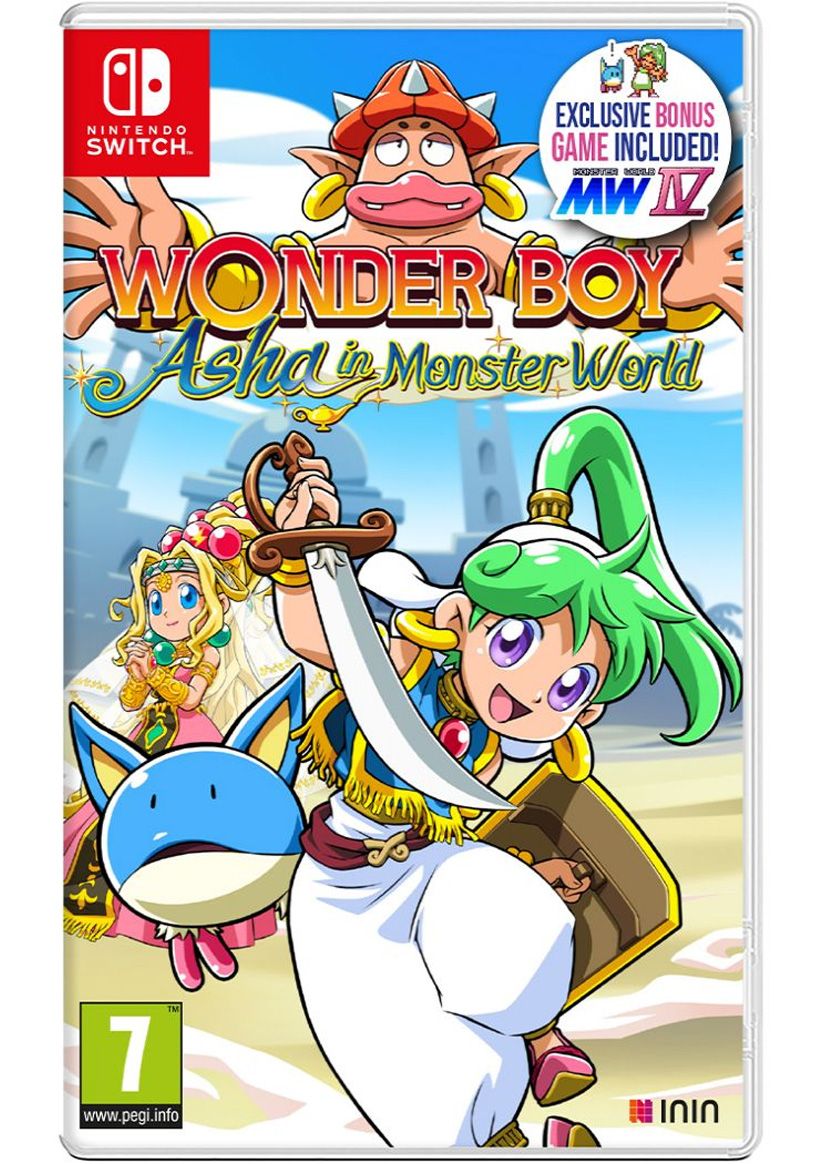 Wonder Boy: Asha in Monster World on Nintendo Switch
