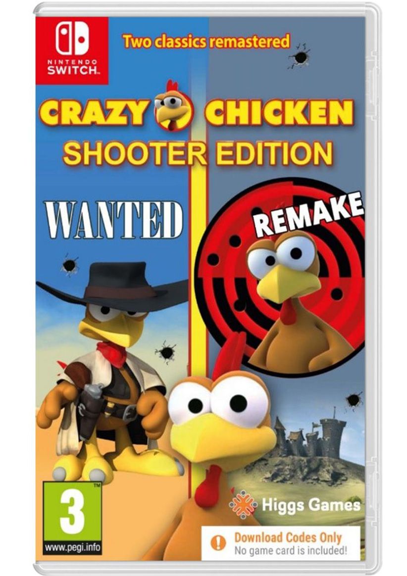 Crazy Chicken Shooter Edition (Code in a Box) on Nintendo Switch