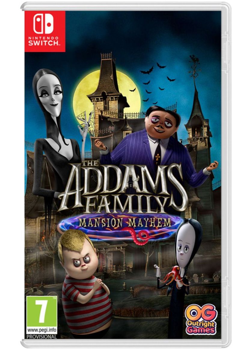 The Addams Family Mansion Mayhem on Nintendo Switch