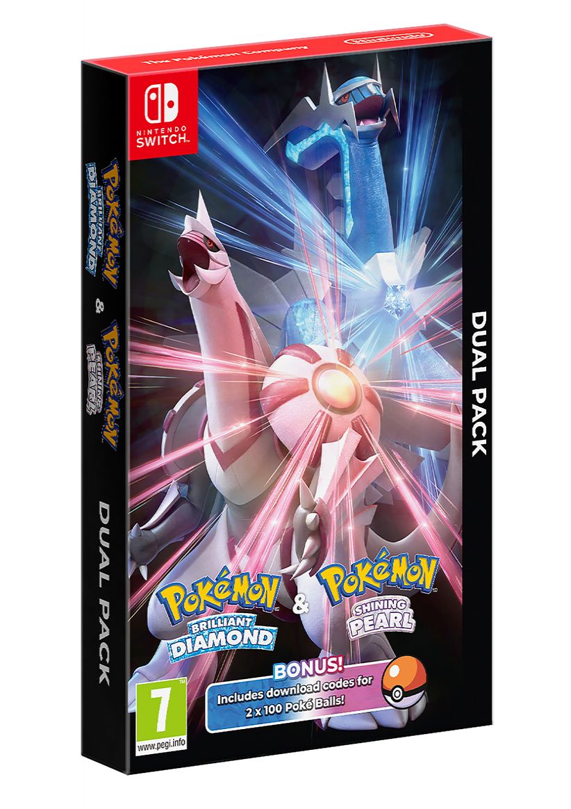 Pokémon Brilliant Diamond + Pokémon Shining Pearl Double Pack on Nintendo Switch