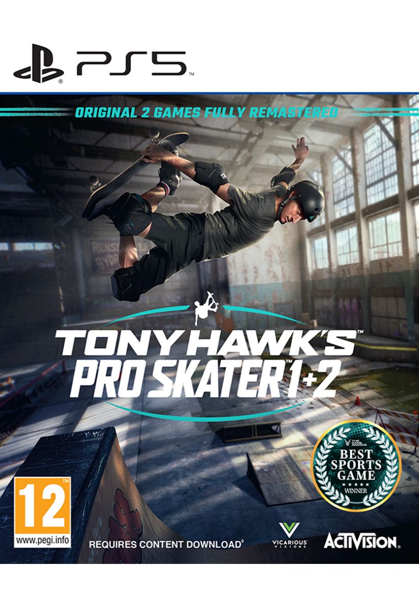 Tony Hawk's Pro Skater 1 + 2 on PlayStation 5
