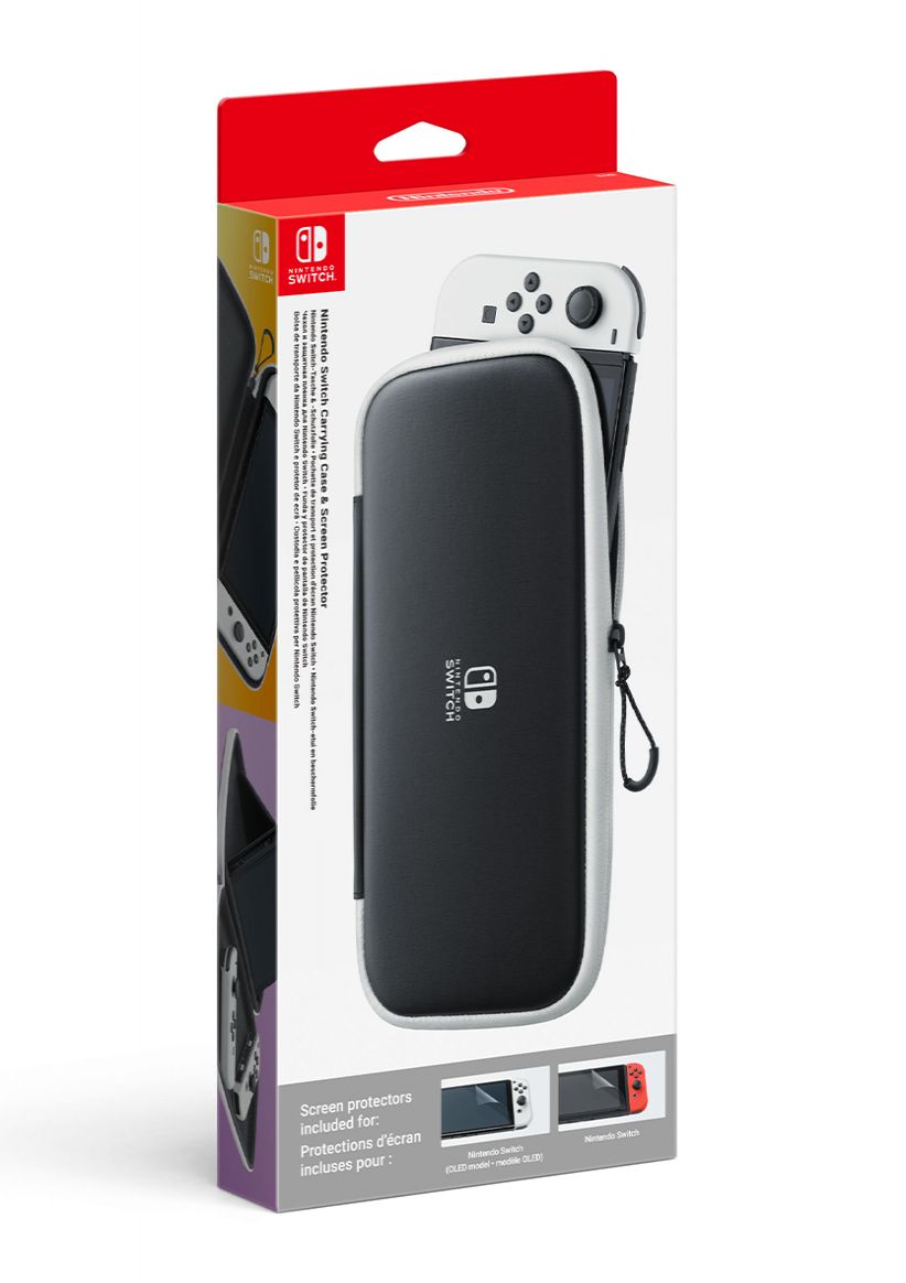 Nintendo Switch OLED Model Carrying Case & Screen Protector on Nintendo Switch