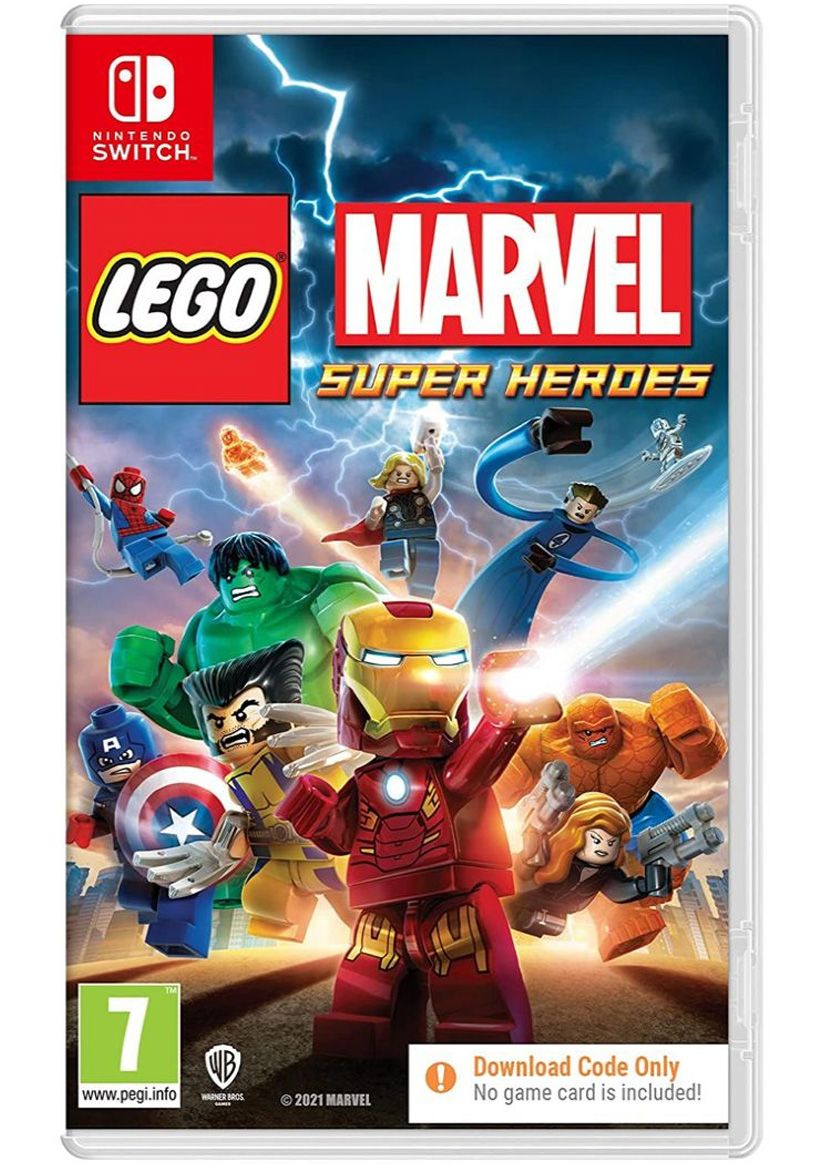 Lego Marvel Super Heroes (CODE IN A BOX) on Nintendo Switch