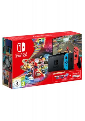 Nintendo Switch Neon + Mario Kart 8 Deluxe + 3 Months Ninten... 