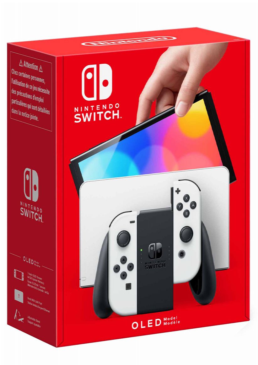 Nintendo Switch Console - White (OLED Model) 