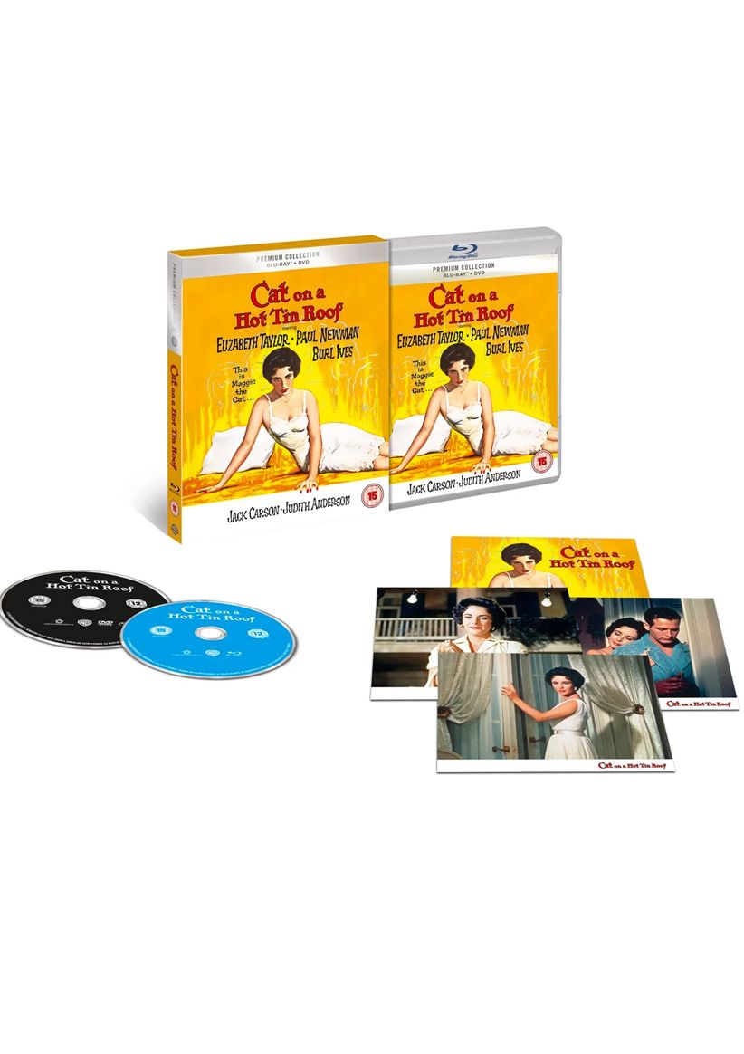 Cat On a Hot Tin Roof UK Premium Collection Blu-Ray + DVD + Digital HD + Art Cards on Blu-ray