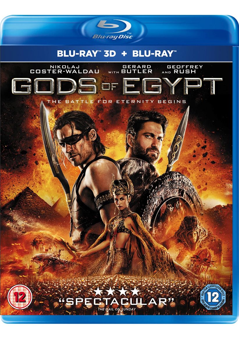 Gods of Egypt (3D) on Blu-ray