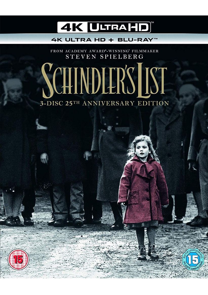Schindler's List - 25th Anniversary collector's edition on 4K UHD