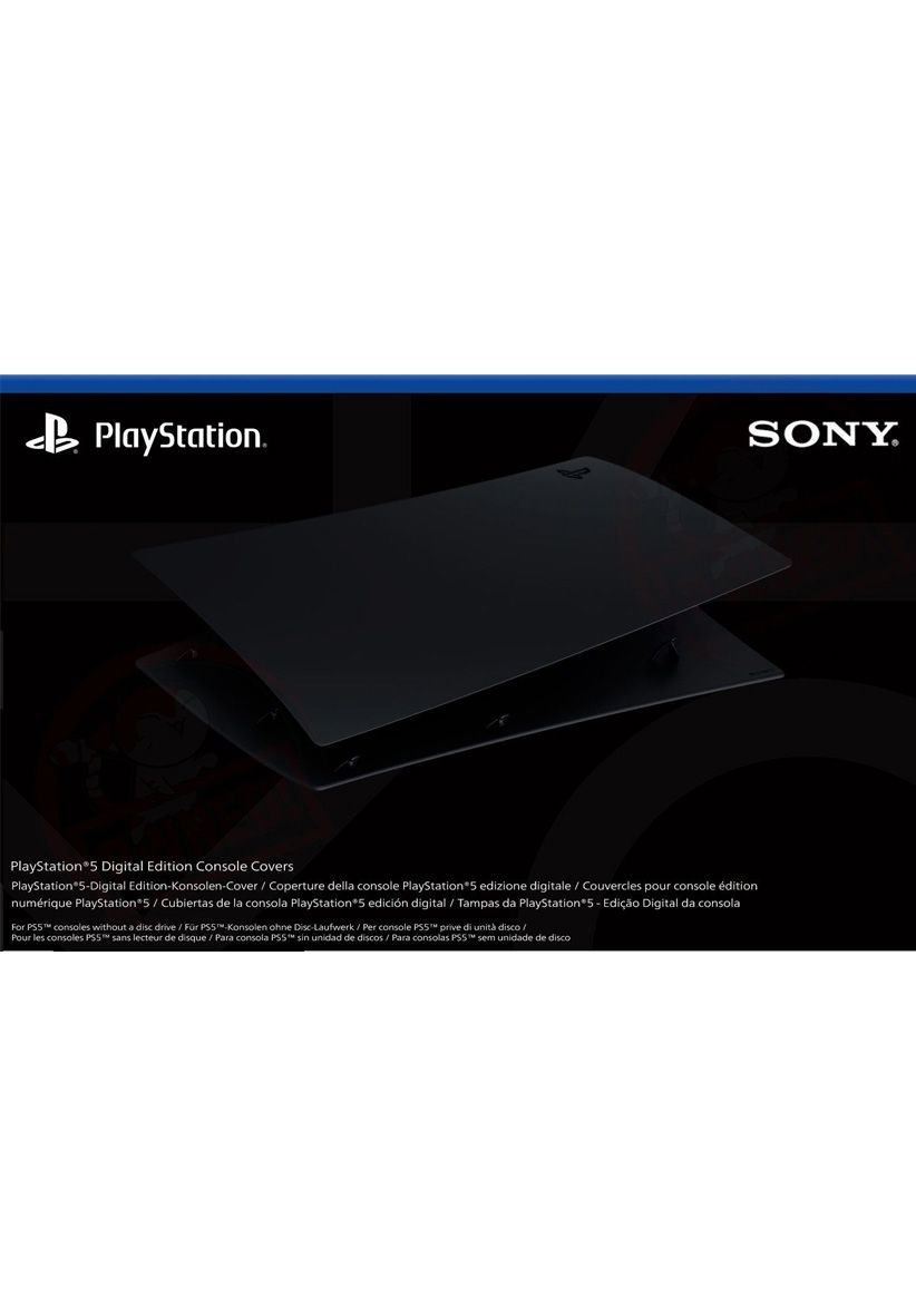 PlayStation®5 Official Digital Edition Console Cover - Black on PlayStation 5