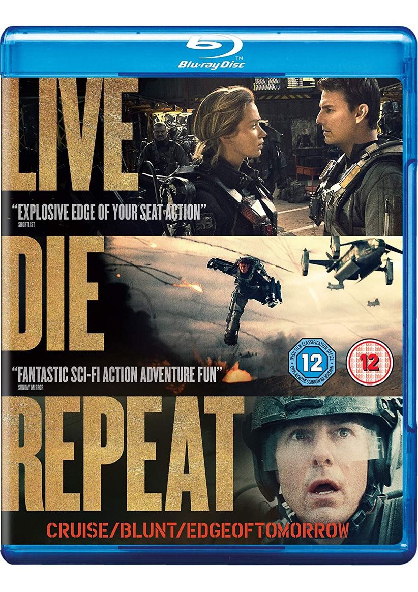 Edge of Tomorrow: Live Die Repeat on Blu-ray