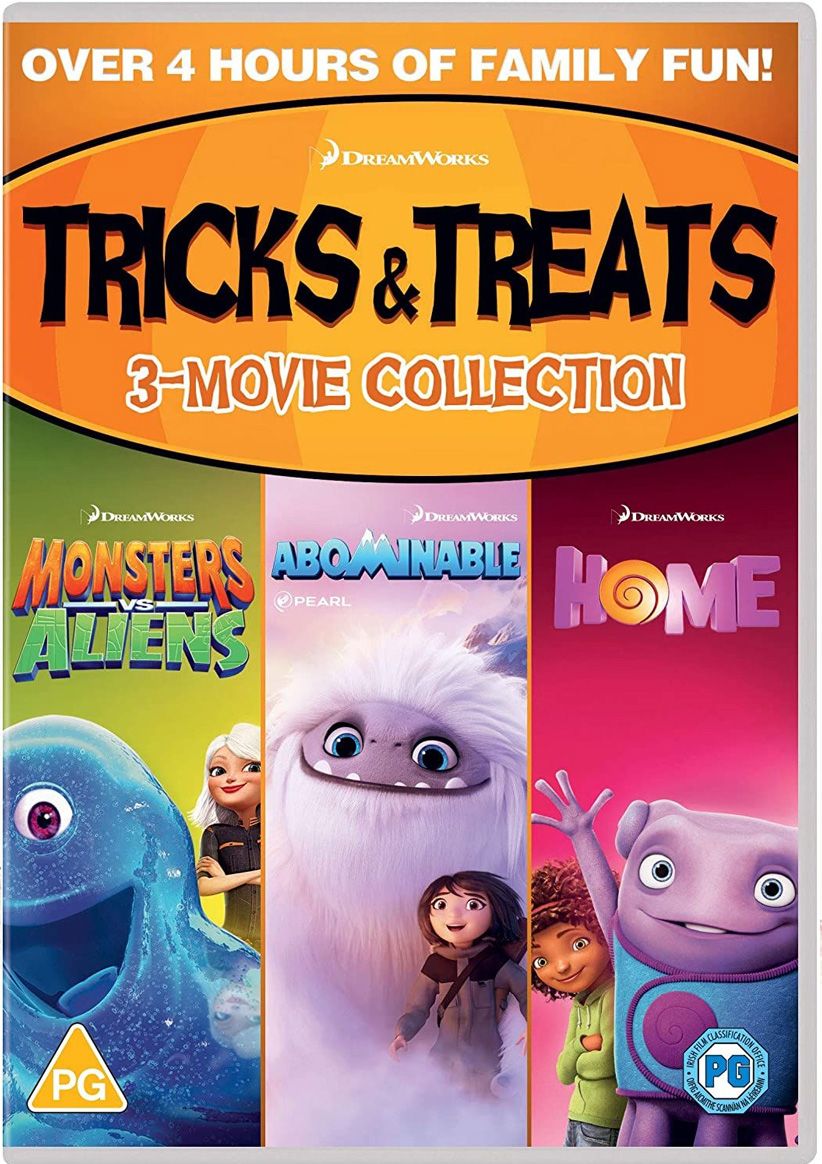 Tricks & Treats (Monster V Alien/Home/Abominable) on DVD