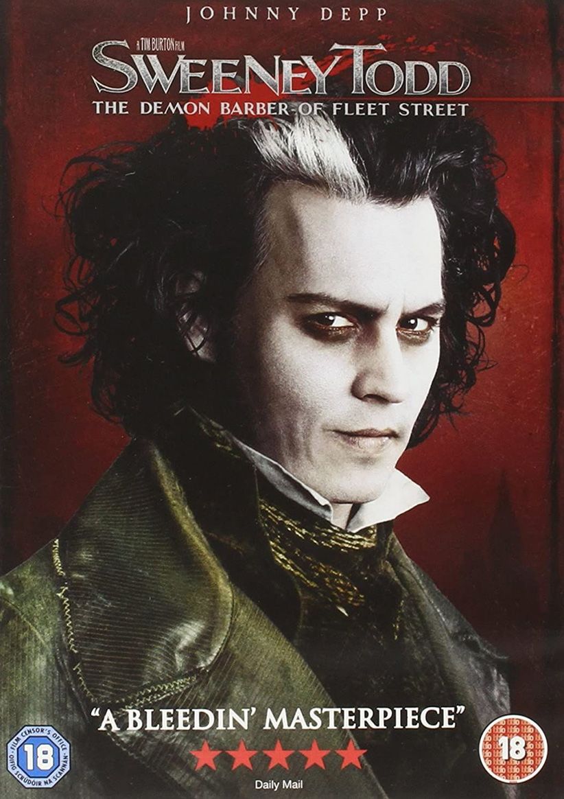 Sweeney Todd: The Demon Barber Of Fleet Street on DVD